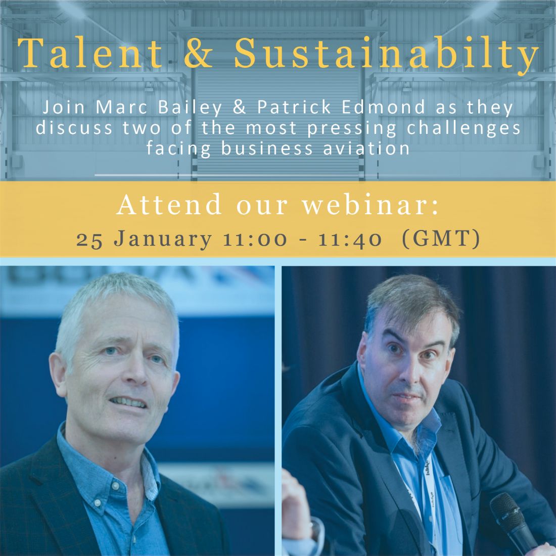 Join us as we tackle “The War on Talent” and “Sustainability