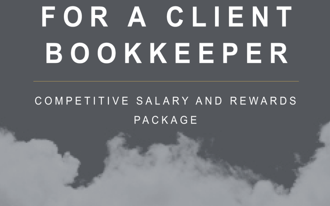 Exciting opportunity for a Client Bookeeper to join our team!