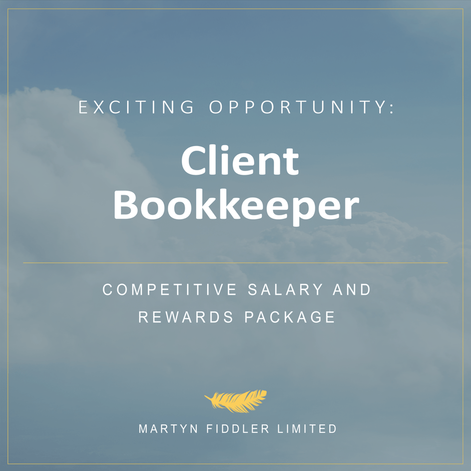 Exciting opportunity for a Client Bookkeeper to join our team!